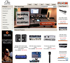 custom designed e-commerce website solutions